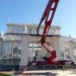 tracked spider boom hire