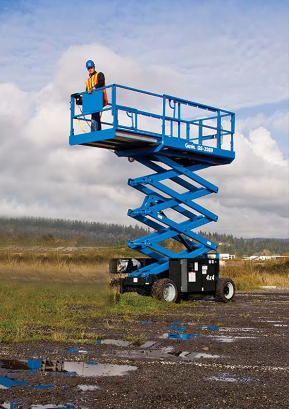 Genie GS3369RT-diesel-scissor